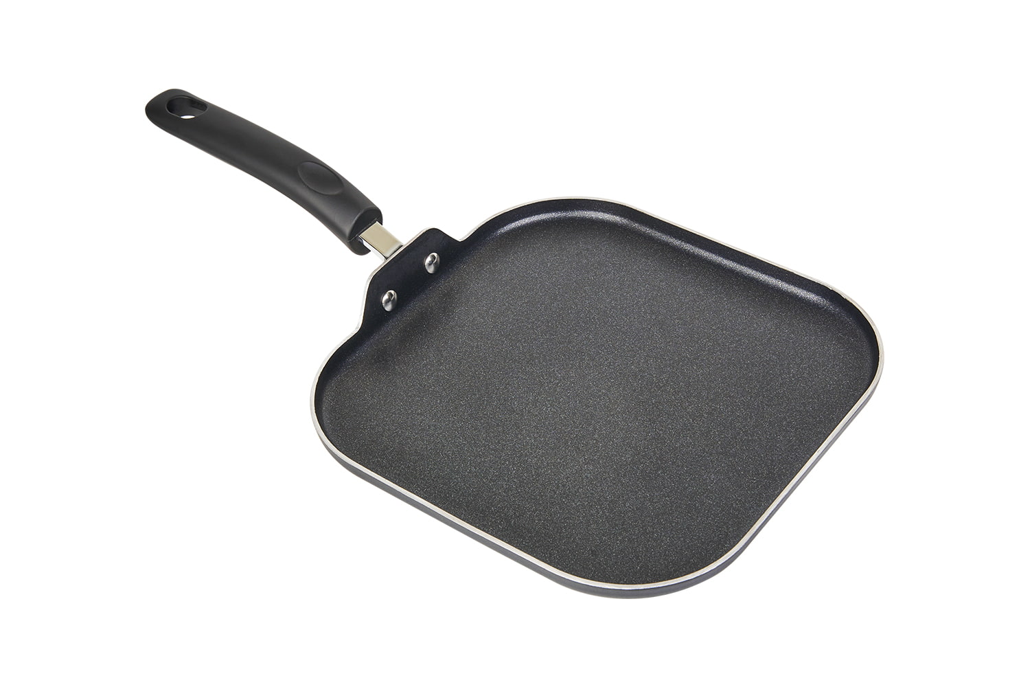 26 aluminium non-stick grillpande/flad grill med ultra holdbar mineral- og diamantbelagt overflade, uden PFOA