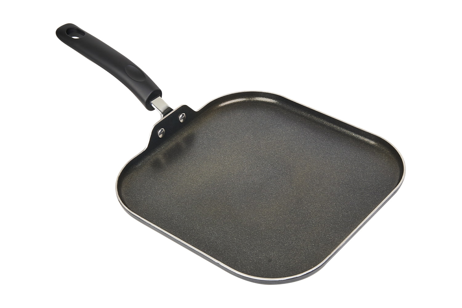 28 cm aluminium non-stick grillpande/flad grill med ultra holdbar mineral- og diamantbelagt overflade, uden PFOA