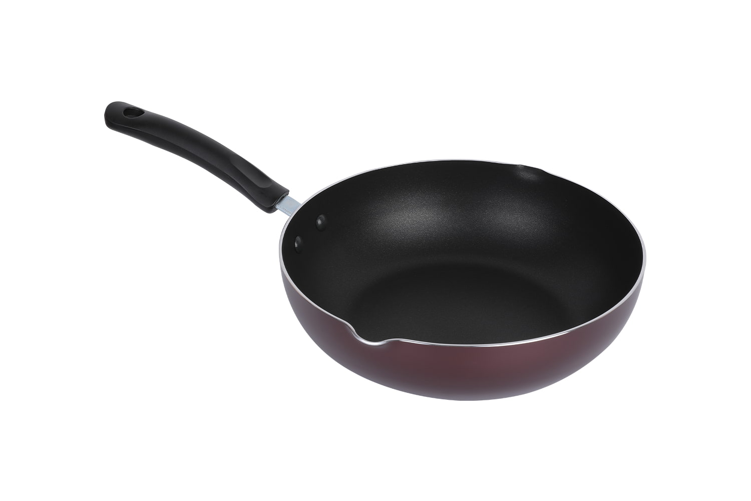 CLW2851 Wok-No glaslåg 28 wok, Flaming Wok, non-stick wok